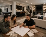 Basement remodeling project adding usable living space in Summerlin, Las Vegas